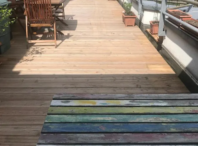 شقة Dachterrassen Idylle Ueber Den Daechern Dresdens *